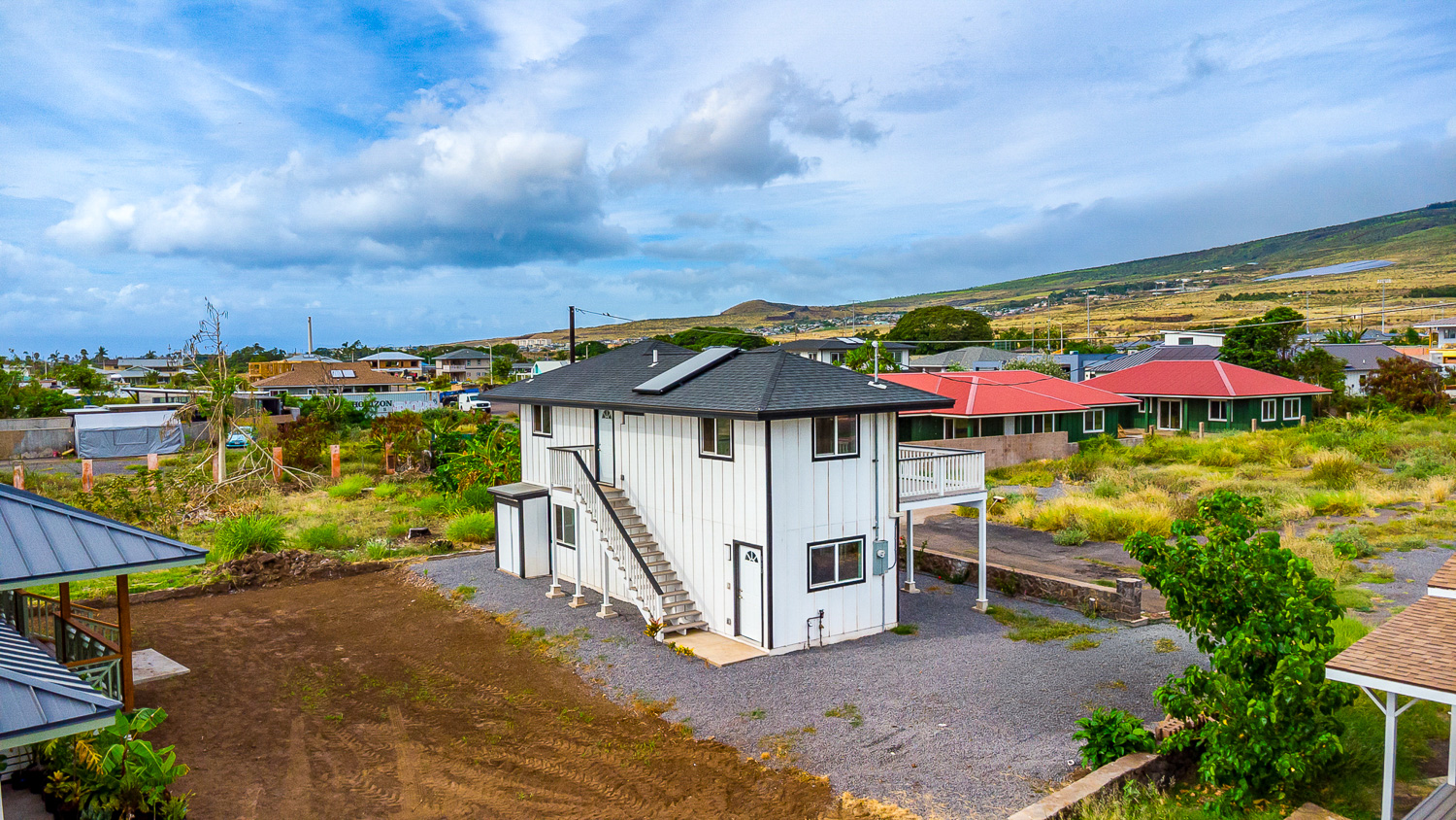 Aerial view of 310 Front Street and Lahaina